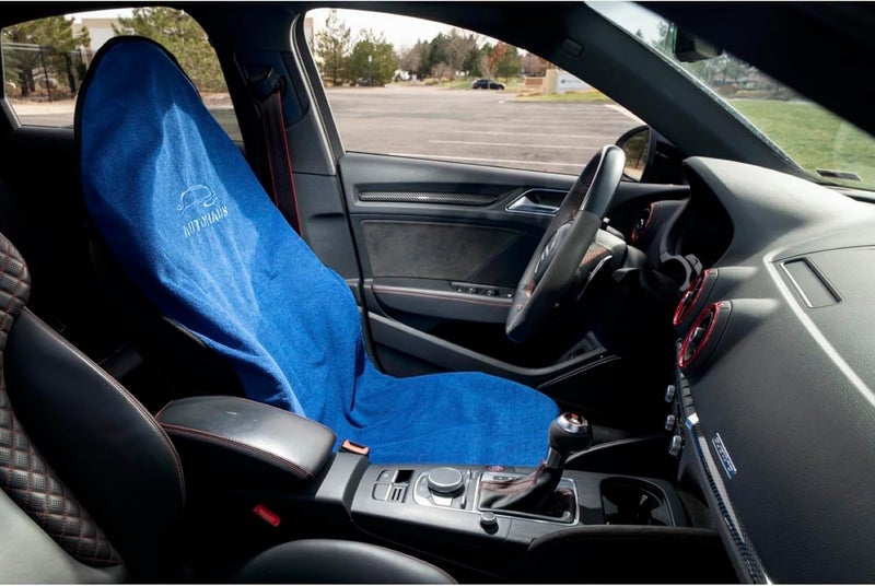 Auto Haus Waterproof Car Seat Towel Cover – Sweatproof Seat Towel Protector, Quick-Dry, Non-Slip, Washable – Universal Front Seat Cover for Cars, SUVs & Trucks – Great for Gym/Post-Workout, Beach, Snow - Image 2